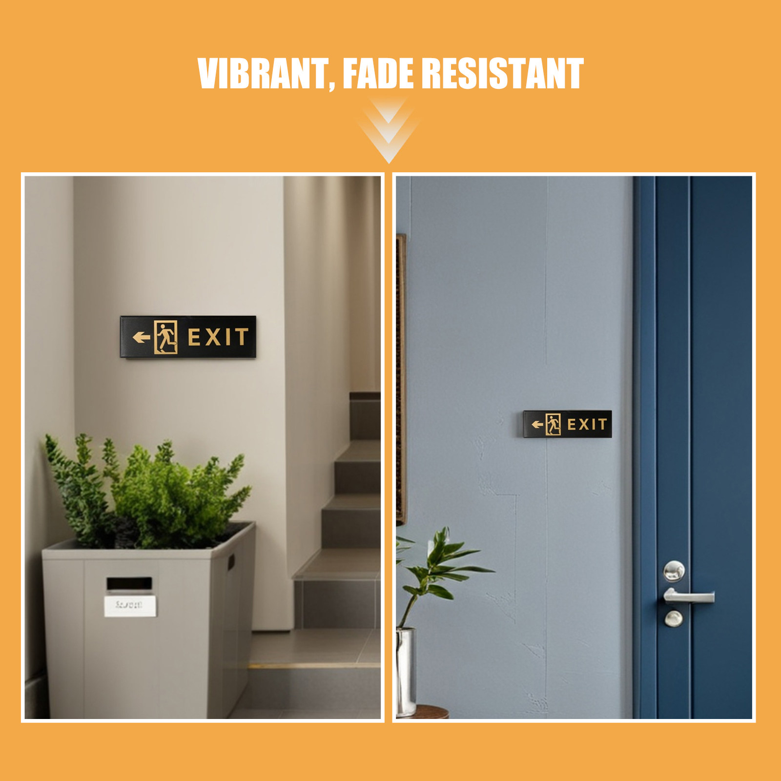 5Pcs Exit Sign Self Adhesive A - đánh giá và giá Emergency Exit Sign