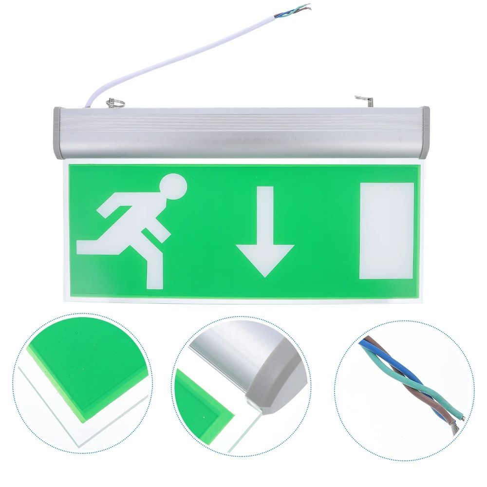 Commercial LED Emergency Sign  - đánh giá và giá Emergency Exit Sign