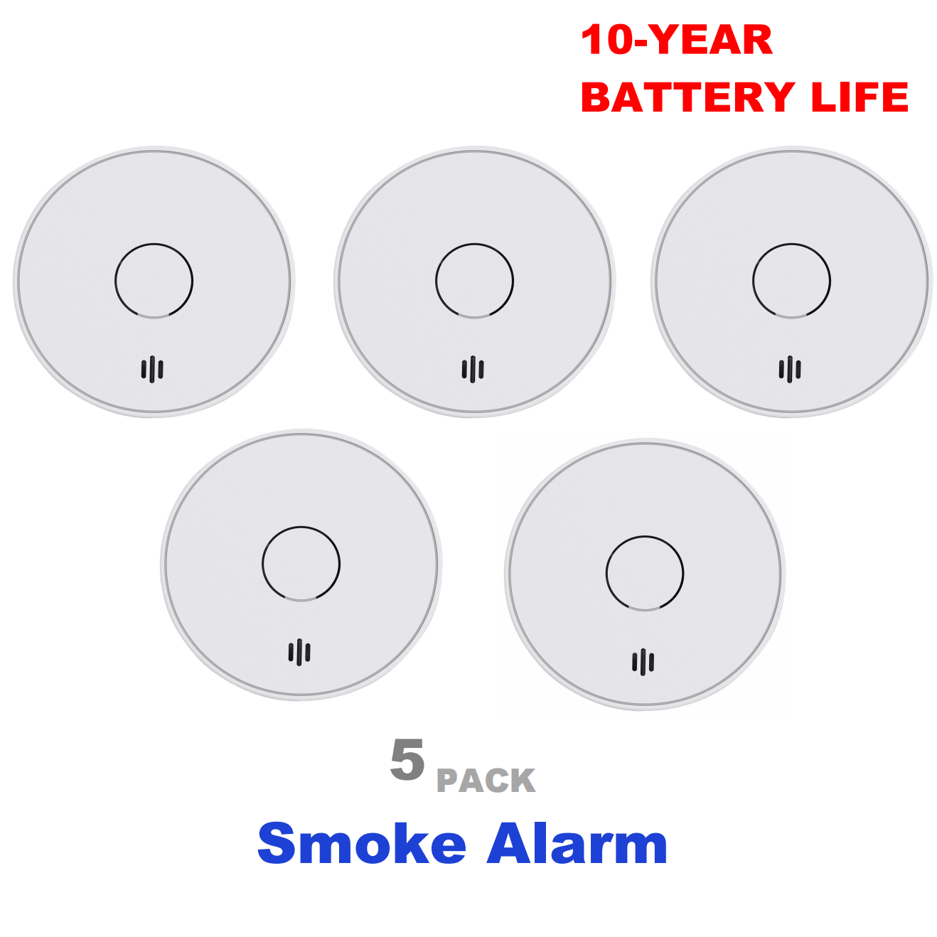 Smoke Alarm for Home, 10-Year  - đánh giá và giá Smoke Detector Interconnected